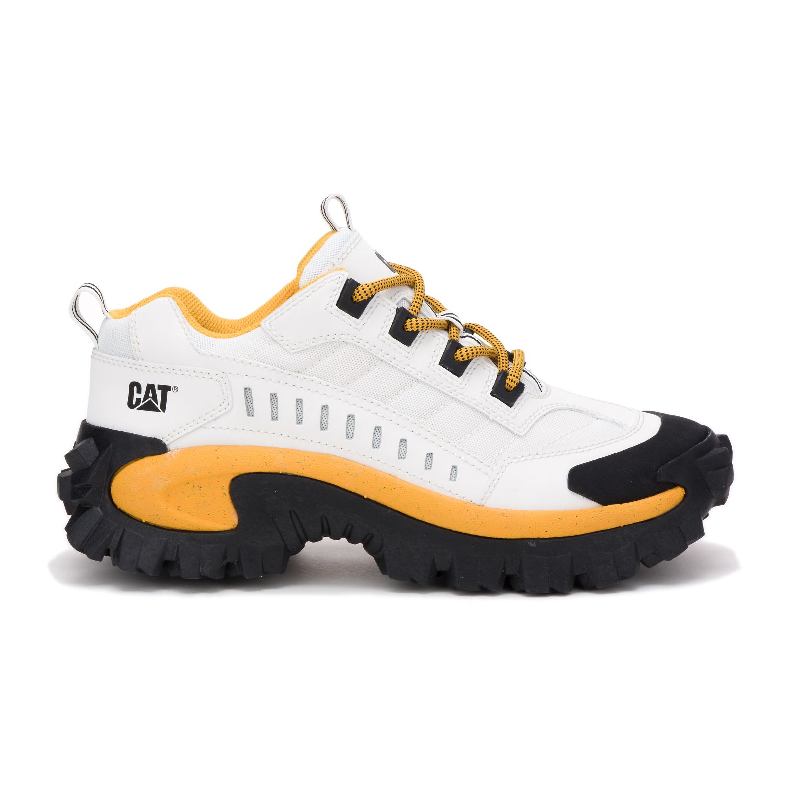 Caterpillar Intruder Philippines - Mens Trainers - White Yellow 56148QXEV